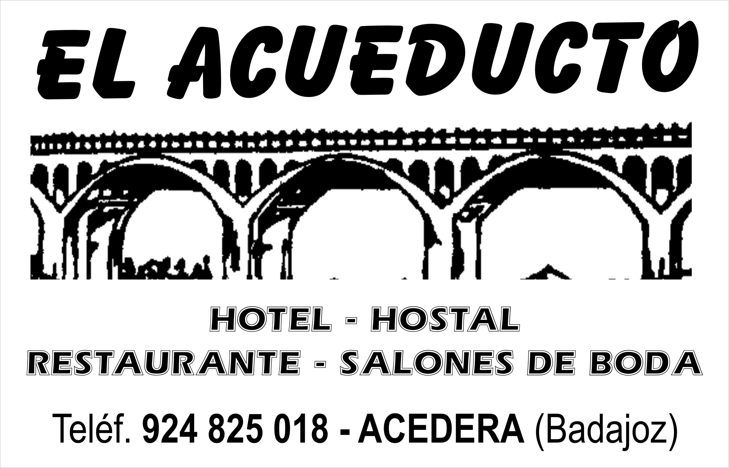 Restaurante Acueducto Gran Ruta - Acedera - Orellana - Badajoz